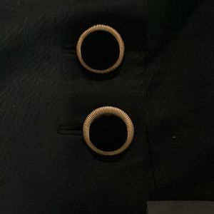 Beautiful vintage white and black blazer